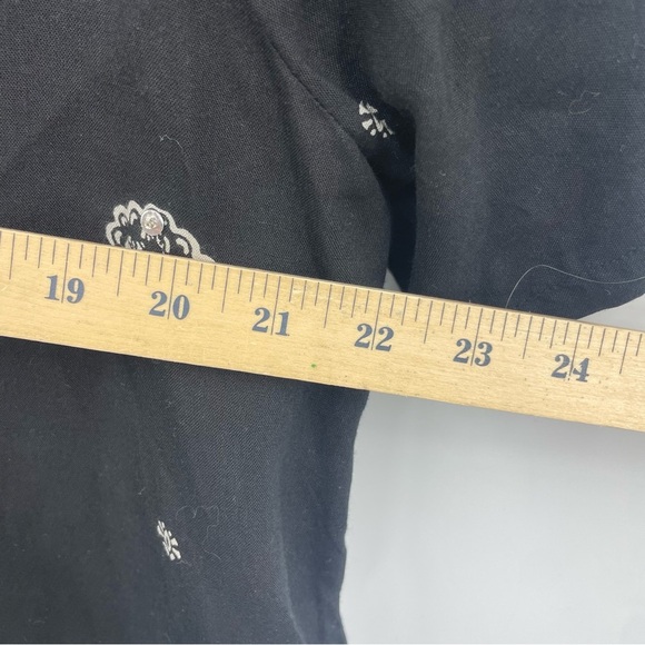 PHASES Black & White Floral Embellished short sleeve Dress SIZE XL - NEW - Picture 11 of 11